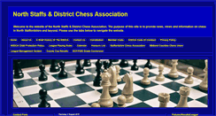 Desktop Screenshot of northstaffschess.com